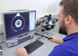 Image evaluation being used to test the stators of an eco-PEN