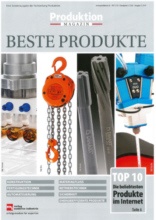 preeflow eco-DUO covers the "Produktion Magazin" title